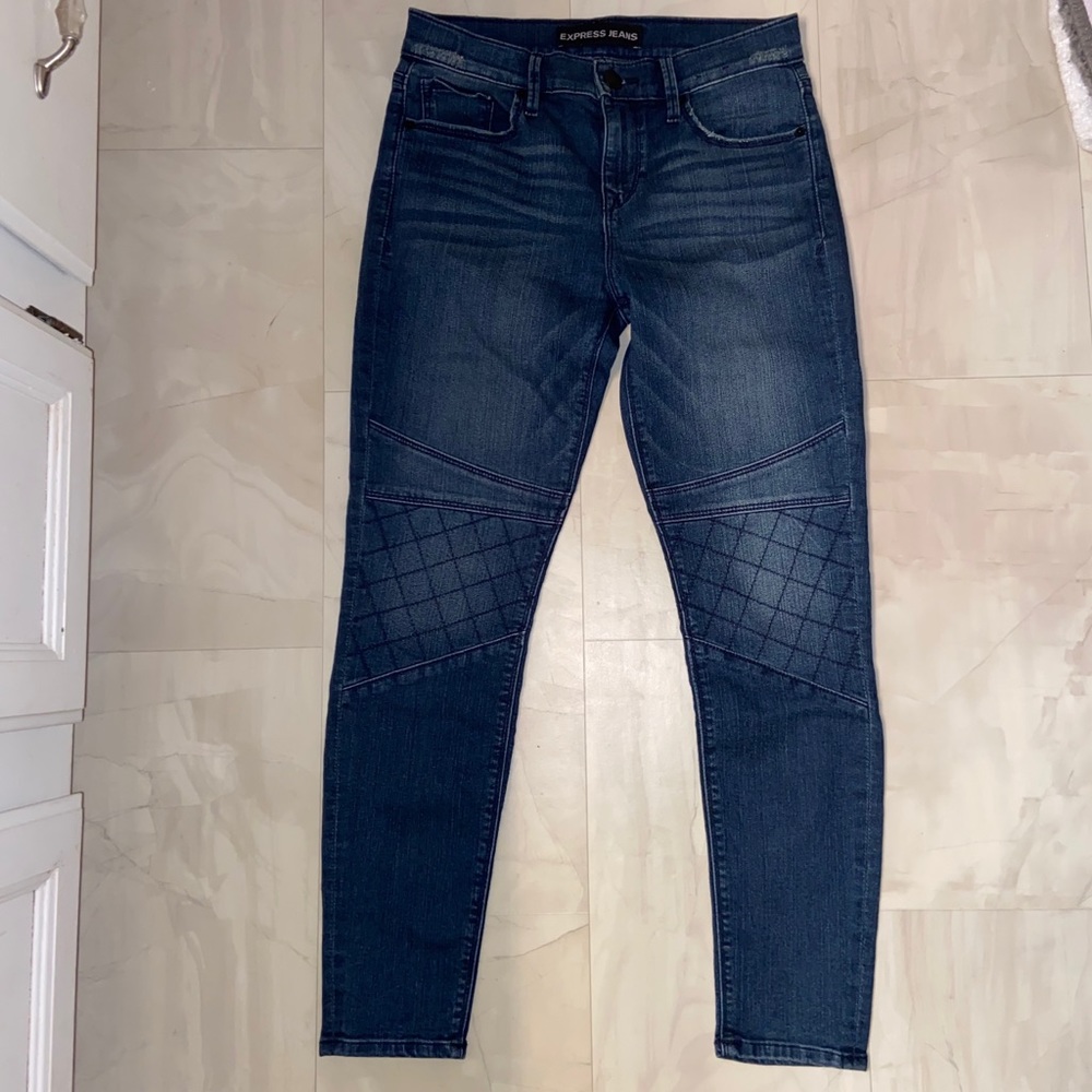 Express moto jeggings